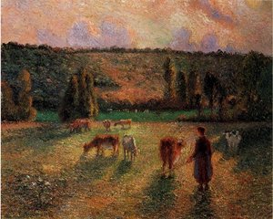 Hirtin In Eragny — Camille Pissarro