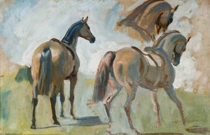 Studie Koně — Alfred Munnings