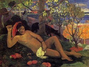 A Te Arii Vahine (também Conhecida Como A Rainha) — Paul Gauguin