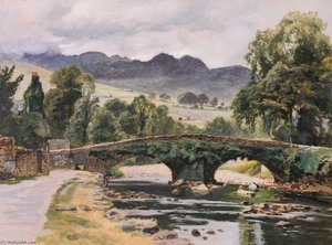 The Old Beddgelert Bridge — Frederick William Hayes