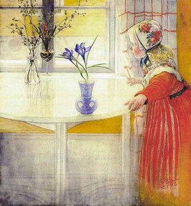 Lillanna And The Crocus — Carl Larsson