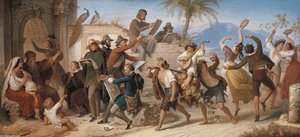 German Artists Make Their Sketches In Rome — Wilhelm Von Kaulbach
