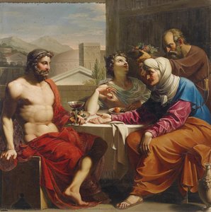 Jupiter And Mercury At Philemon And Baucis, Oil On Canvas — Andrea Appiani