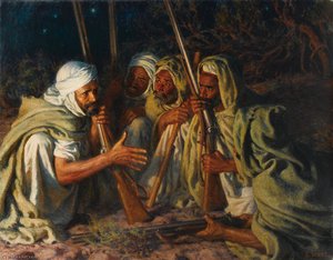Conciliabule Dans La Nuit — Alphonse-étienne Dinet