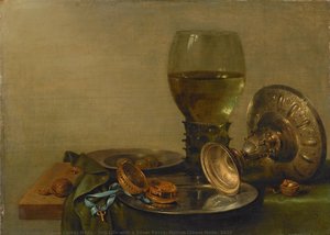 Still Life With A Silver Tazza, Willem Claesz Heda, 1630 — Willem Claesz Heda