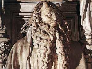 Well Of Moses: Moses (detail) — Claus Sluter
