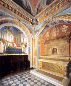 Interior Of The Chapel St Fina — بنديتو دا مايانو