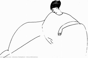 Anna Akhmatova — Amedeo Clemente Modigliani