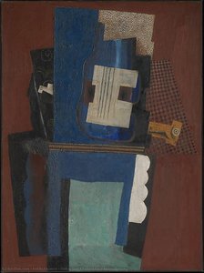 Guitarra Y Clarinete Sobre Un Mantel — Pablo Picasso