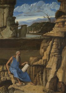 Saint Jerome Reading In A Landscape — 조반니 베리니