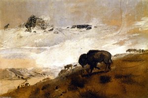 The Stand/crossing The Missouri — Charles Marion Russell