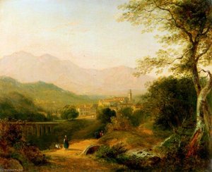 Italian Landscape — Joseph William Allen