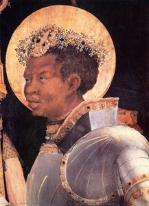 San Maurizio (dettaglio De L'incontro Di Sant'erasmo E San Maurizio) — Matthias Grünewald
