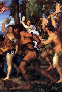 Bacchus And Ariadne (detail) — Titian