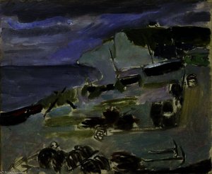 Boote Am Strand Von Étretat — Henri Matisse