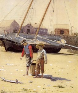 A Basket Of Clams — Winslow Homer