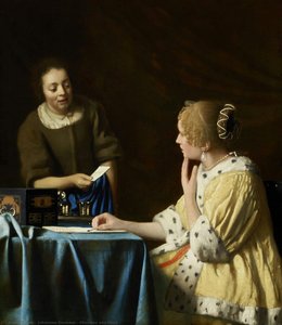 La Dama E La Servitù — Johannes Vermeer