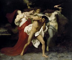 Orestes Pursued By The Furies — William-adolphe Bouguereau