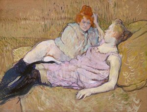 Das Sofa — Comte Henri Marie Raymond De Toulouse-lautrec-monfa