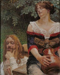 Christ And The Samaritan Woman 1 — Jacek Malczewski