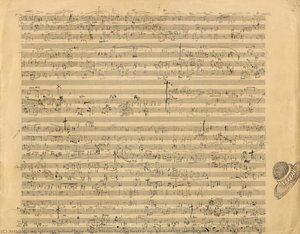 Five Pieces For Orchestra, Op. 16/5 – First Written Copy — Arnold Schoenberg