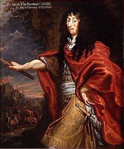 Portrait De Louis Ii, Prince De Bourbon, Surnomme Le Grand Conde — Justus Van Egmont
