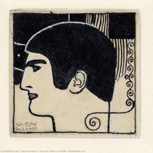 Mees Kasvõi Südames Kujundus (illustratsiooni Jaoks) — Gustav Klimt
