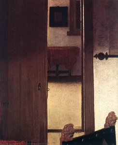 En Kvinna Som Sover Vid Bordet (detalj) (8) — Johannes Vermeer