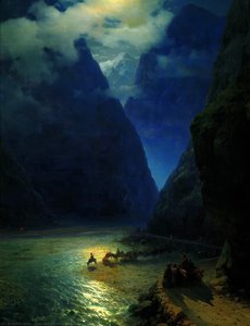 Darial Gorge — Ivan Konstantinovich Aivazovsky