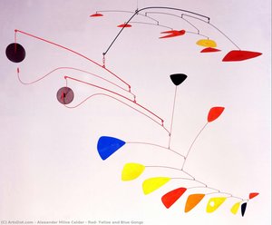 Red, Yelloe And Blue Gongs — Alexander Milne Calder
