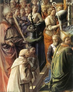 Incoronazione Della Vergine (dettaglio) (16) — Filippo Lippi
