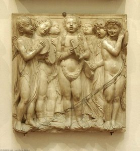 Cantoria: Terzo Rilievo Inferiore — Luca Della Robbia