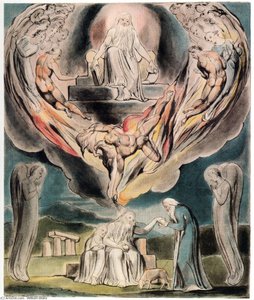 Satana Che Esce Dalla Presenza Del Signore — William Blake