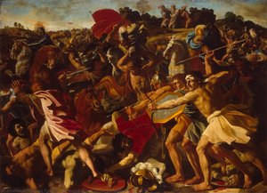 La Victoire De Josué Sur Les Amalécites — Nicolas Poussin