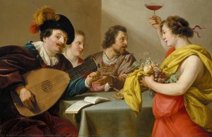 Musical Company With Bacchus — 테오도르 롬보츠
