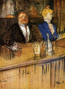 At the Cafe. The Customer and the Anemic Cashier