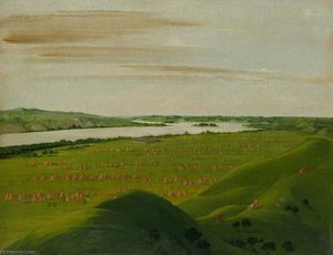 Fort Pierre, Foce Del Fiume Teton, 1200 Miglia Sopra Saint Louis — George Catlin