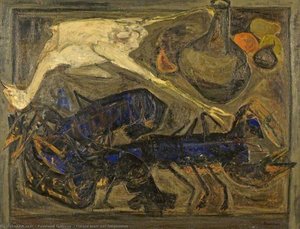 Nature Mort Aux Langoustes — Raymond Guerrier