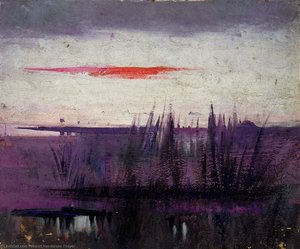 The Sky Simulated By White Flamingoes — Abbott Handerson Thayer
