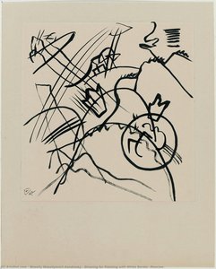 Teckning För Målning Med Vit Kant (moskva) — Wassily Wassilyevich Kandinsky