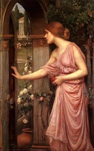 Psiche Entra Nel Giardino Di Cupido — John William Waterhouse