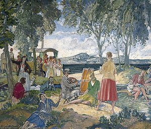 The Sketching Party — Gerald Moira