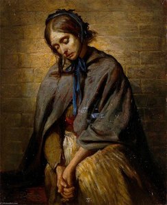 The Widow — Frederick George Cotman