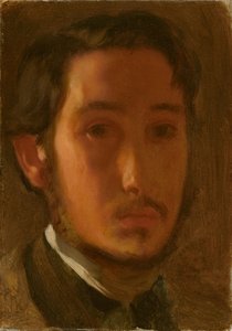 Selbstporträt Mit Weißem Kragen — Hilaire-germain-edgar Degas