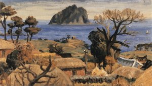 Scenery With Seopseom Island In The Distance — Lee Jung-seob