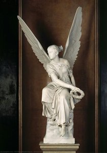 Seated Victoria, Throwing A Wreath — Christian Daniel Rauch