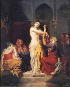 Moorish Woman Leaving The Bath In The Seraglio — Théodore Chassériau
