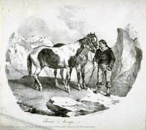 Horses Of The Auvergne — Théodore Géricault