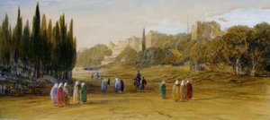 Walls Of Constantinople — Edward Lear