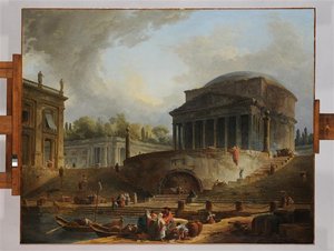 Der Hafen Von Ripetta — Hubert Robert
